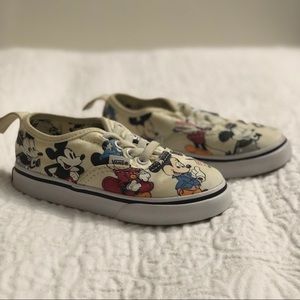 Rare Mickey Mouse Toddler Vans - Size 7.5
